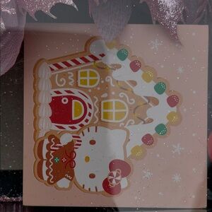 Hello Kitty Gingerbread block and ornaments handmade